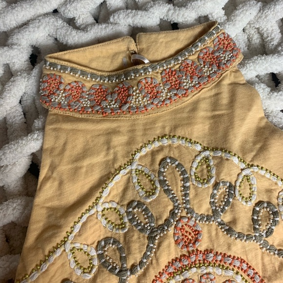 Free People GOA Tank/Crop Top Yellow - Picture 5 of 10